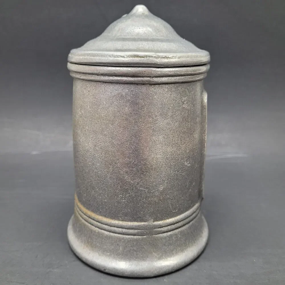 Vtg Carson Pewter St. Joes Vancouver Sausagefest Beer Mug Stein Flip Lid 1983 6